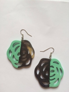 Buffalo Horn Earring