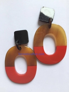 Buffalo horn Earrings