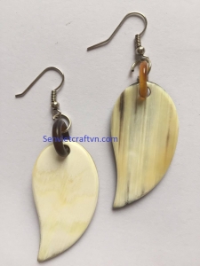 Buffalo Horn Earring