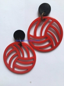 Buffalo Horn Earring