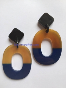 Buffalo Horn Earring